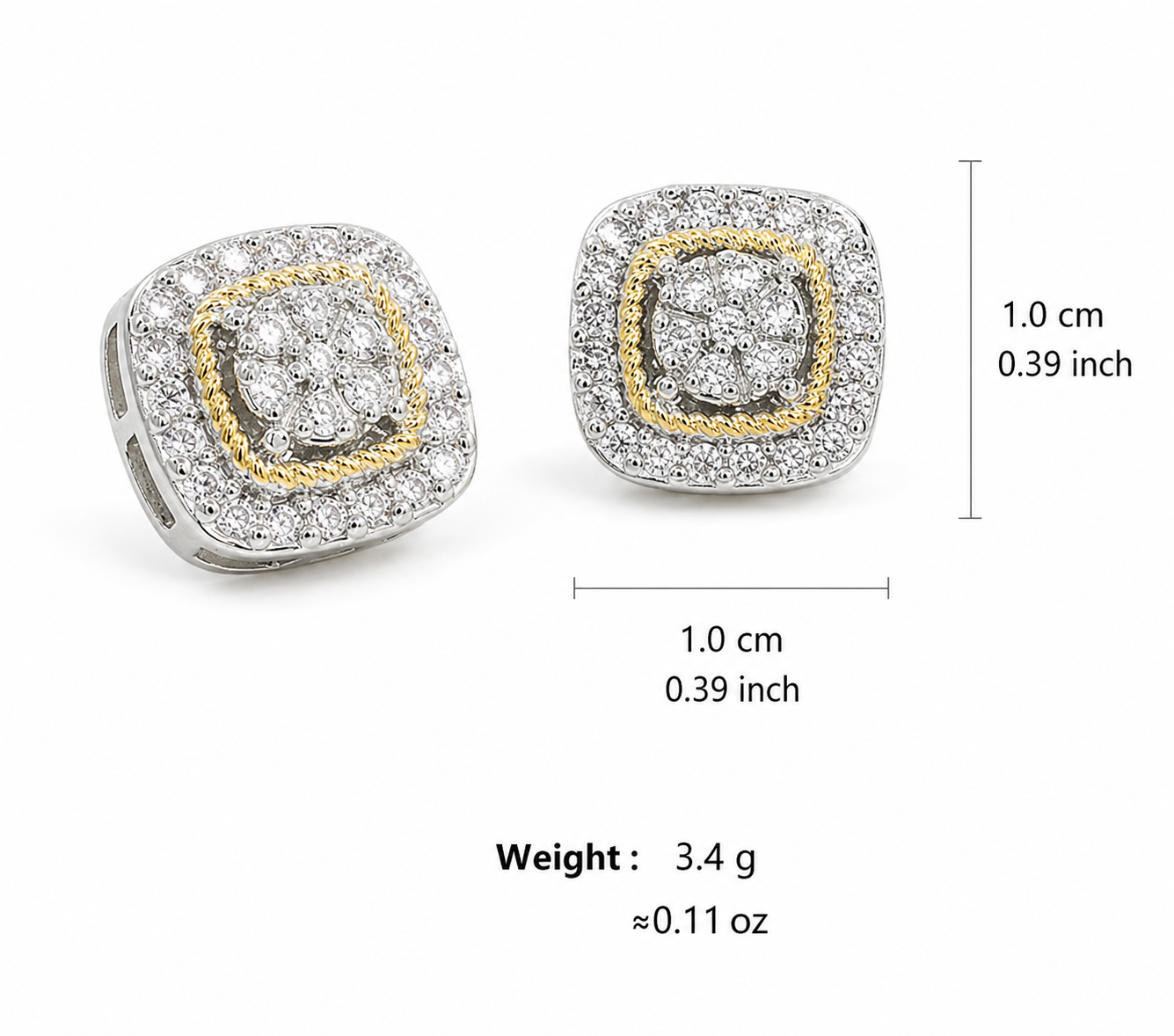 Pendientes Dubai (Ice)